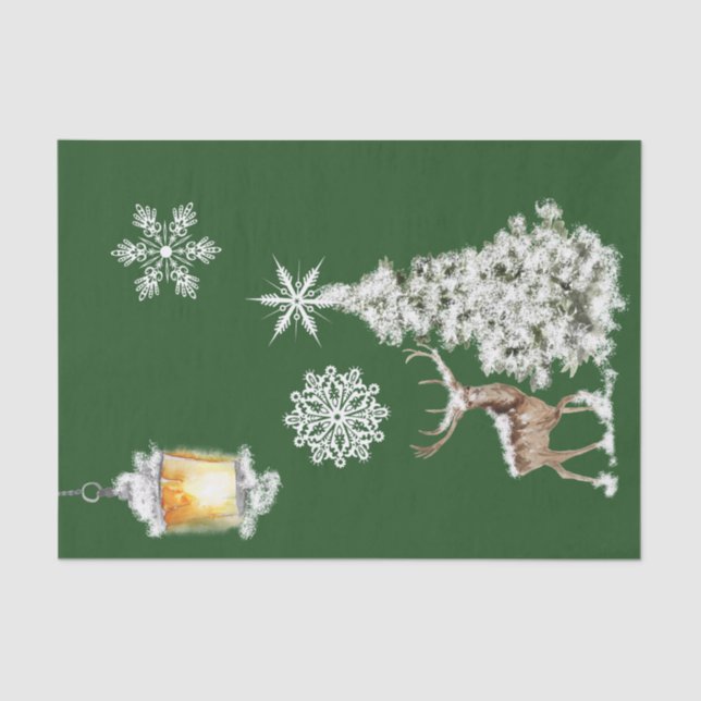 Papel De Seda La tradicional Navidad Rusa (Anverso)