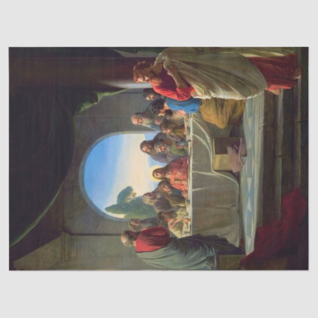 Papel De Seda La última cena de Carl Bloch (Anverso)
