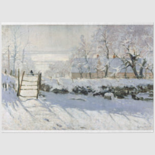 Papel De Seda La urraca, Monet