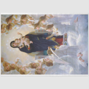 Papel De Seda La Virgen de los Ángeles, Bouguereau