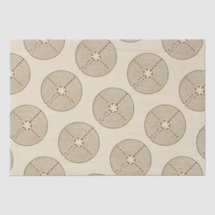 Papel De Seda Laberinto de Chartres - Símbolo espiritual Antigüe