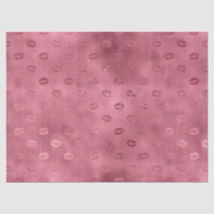 Papel De Seda Labios Glitzy Rojos