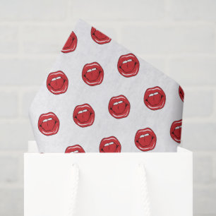 Papel De Seda Labios rojos divertidos