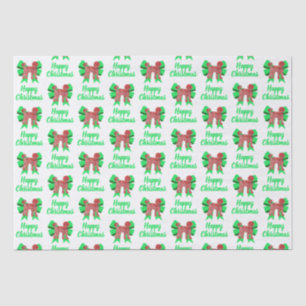 Papel De Seda Labradoodle Navidades blancos perro y vaca verde