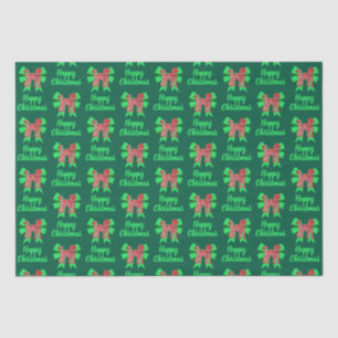Papel De Seda Labradoodle Navidades verdes perro y vaca verde
