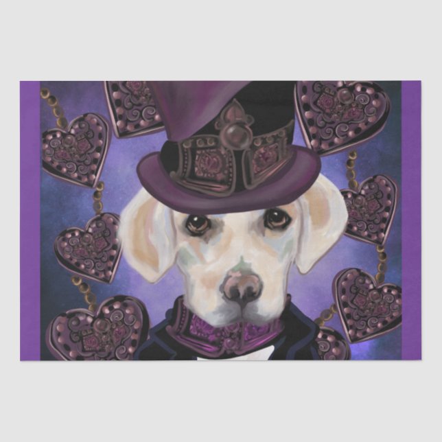 PAPEL DE SEDA LABRADOR RETRIEVER            (Anverso)