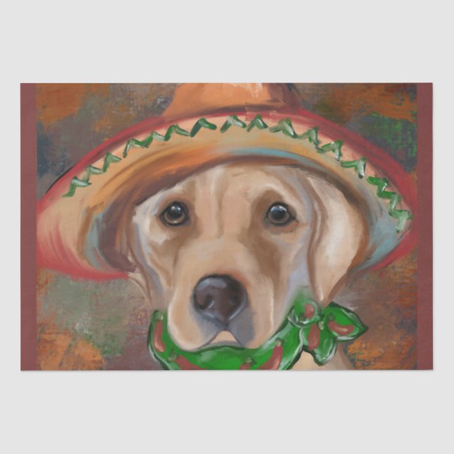 PAPEL DE SEDA LABRADOR RETRIEVER            (Anverso)