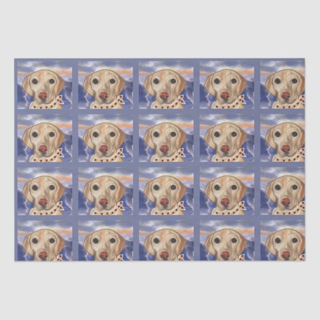 Papel De Seda Labrador Retriever (Anverso)