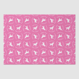 Papel De Seda Labrador Theme Dog Baby Shower Pink Lab