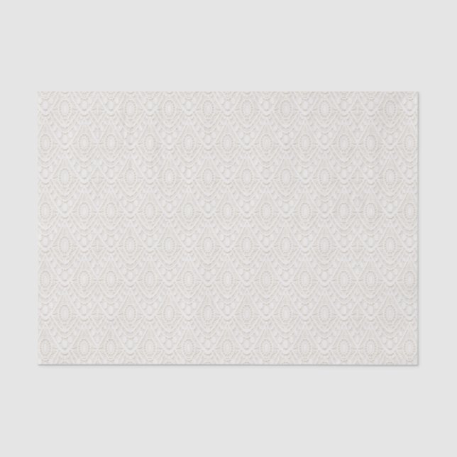 Papel De Seda Lace Boda blanco (Anverso)