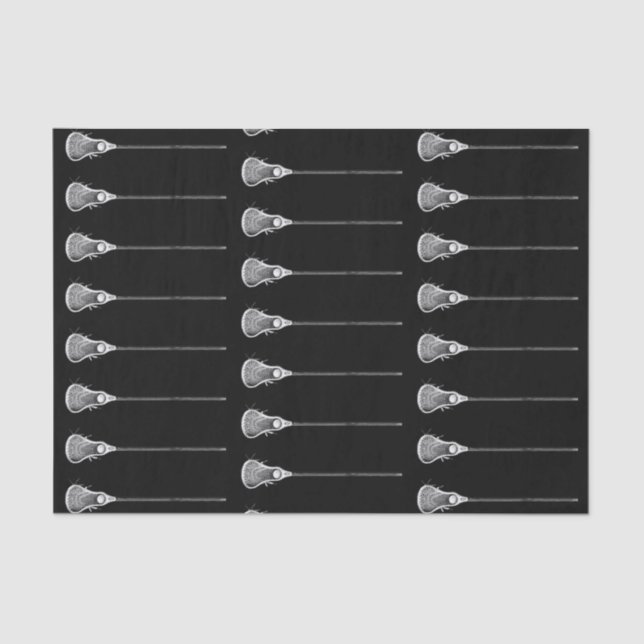 Papel De Seda Lacrosse Gift Black (Anverso)