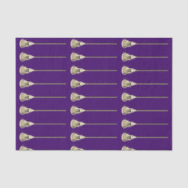 Papel De Seda Lacrosse Sports Purple Tissue Paper