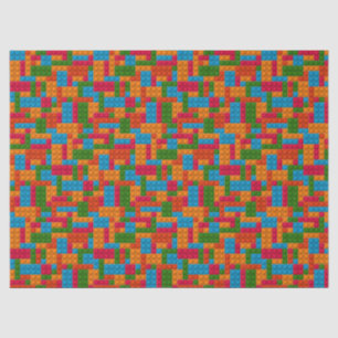 Papel De Seda Ladrillo de Construcción Colorido
