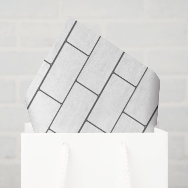 Papel De Seda Ladrillos arquitectónicos Artisan Multiuso Moderno (Bolsa de regalo)