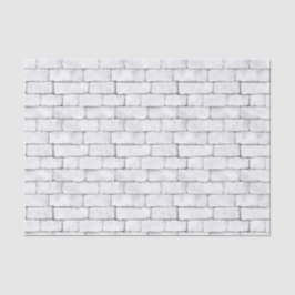 Papel De Seda Ladrillos Blancos