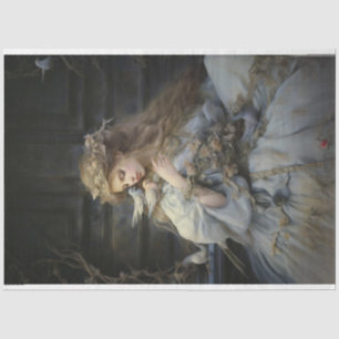 Papel De Seda Lady Bird en la descomposición de los vestidos azu