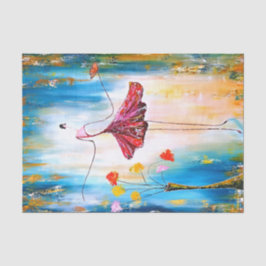 Papel De Seda Lady blue, Decoupage