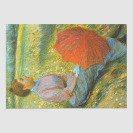 Papel De Seda Lady descansando en un prado verde