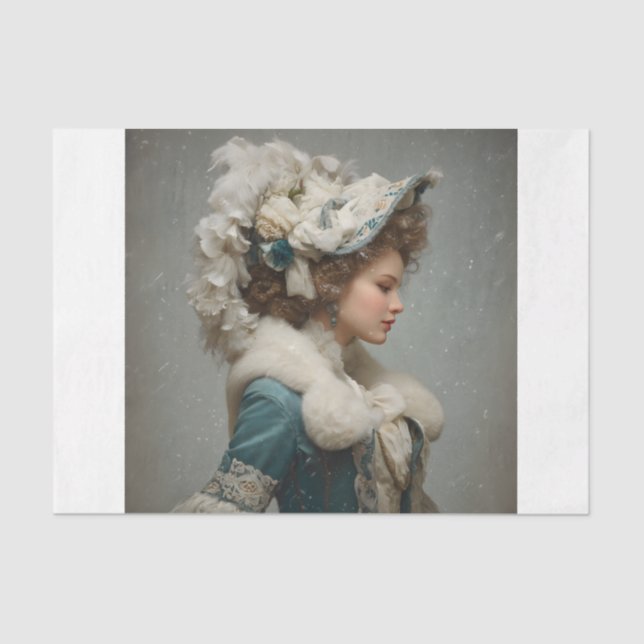 Papel De Seda Lady in Winter (Anverso)