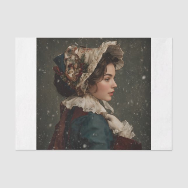 Papel De Seda Lady in Winter (Anverso)