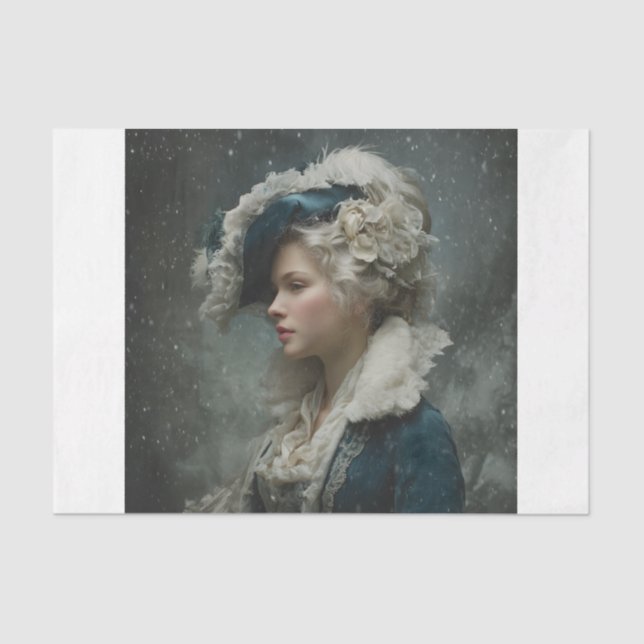 Papel De Seda Lady in Winter (Anverso)