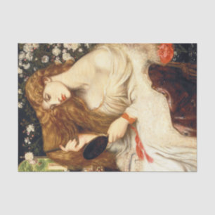 Papel De Seda Lady Lilith de época por Dante Gabriel Rossetti