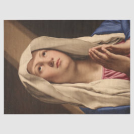 Papel De Seda Lady Madonna Praying (Virgen María) (Arte Cristian