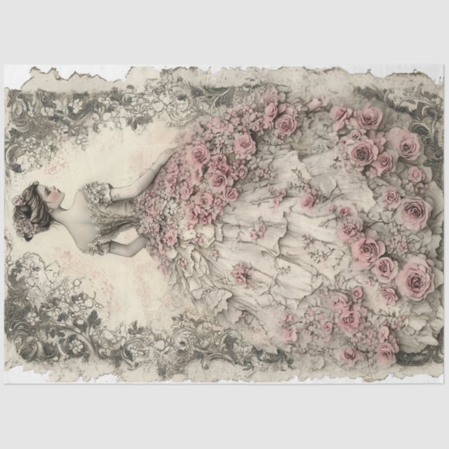 Papel De Seda Lady Valentine (Anverso)