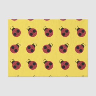 Papel De Seda Ladybug 60s retro fresco amarillo