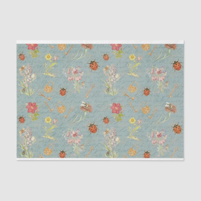 Papel De Seda Ladybug Meadows (Anverso)