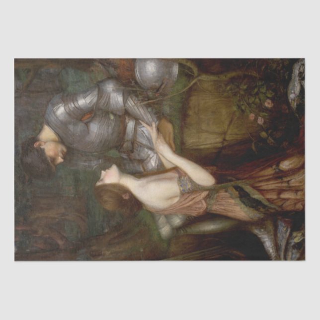 Papel De Seda Lamia de John William Waterhouse (Anverso)