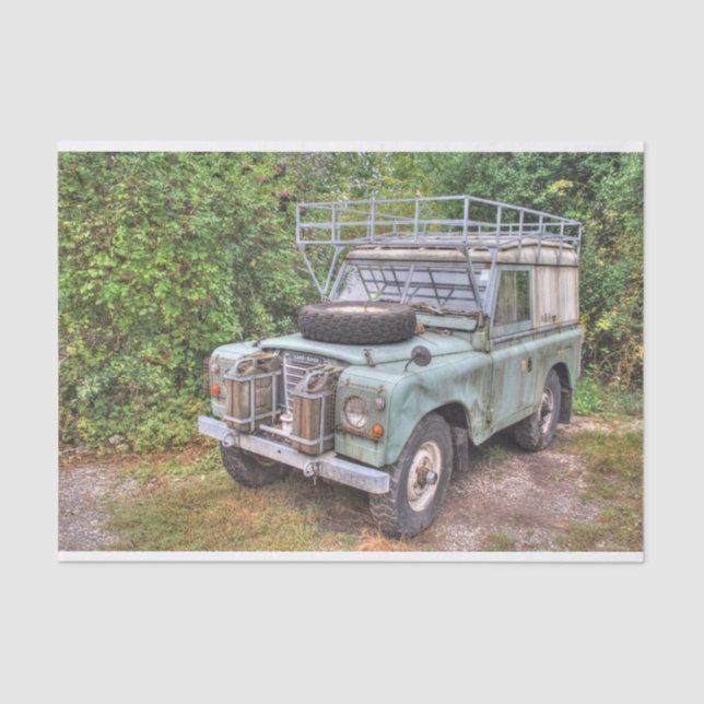 Papel De Seda Land Rover Serie III 109 (Anverso)