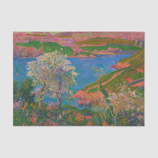 Papel De Seda L'Anse du Goulineau, Henry Moret (Anverso)