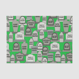 Papel De Seda Lápidas mortuarias divertidas de Halloween