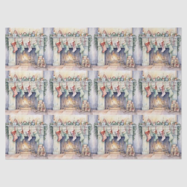 Papel De Seda Las acciones colgadas por el fuego (Anverso)