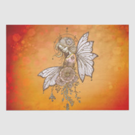 Papel De Seda Las alas doradas y los sueños florecientes, el had