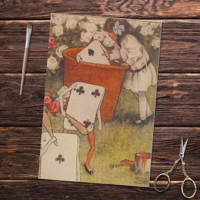 Papel De Seda Las aventuras de Alicia en las tarjetas de los clu (Subido por el creador)