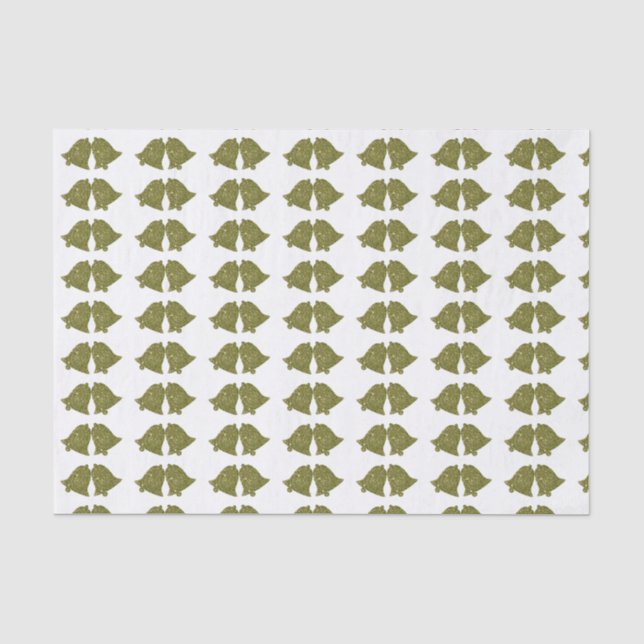 Papel De Seda Las campanas del Boda dorado (Anverso)