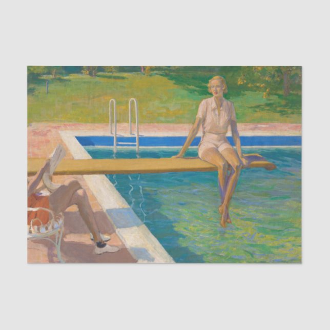 Papel De Seda Las Castlerosse de la Viscondesa, Palm Springs (Anverso)