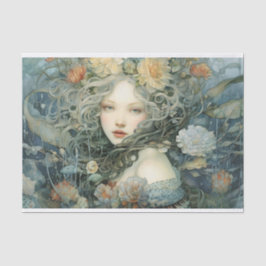 Papel De Seda Las flores cubiertas