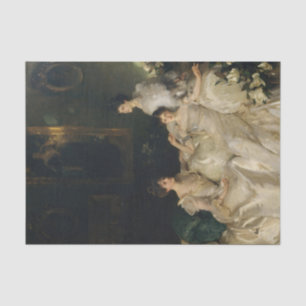 Papel De Seda Las hermanas Wyndham por John Singer Sargent