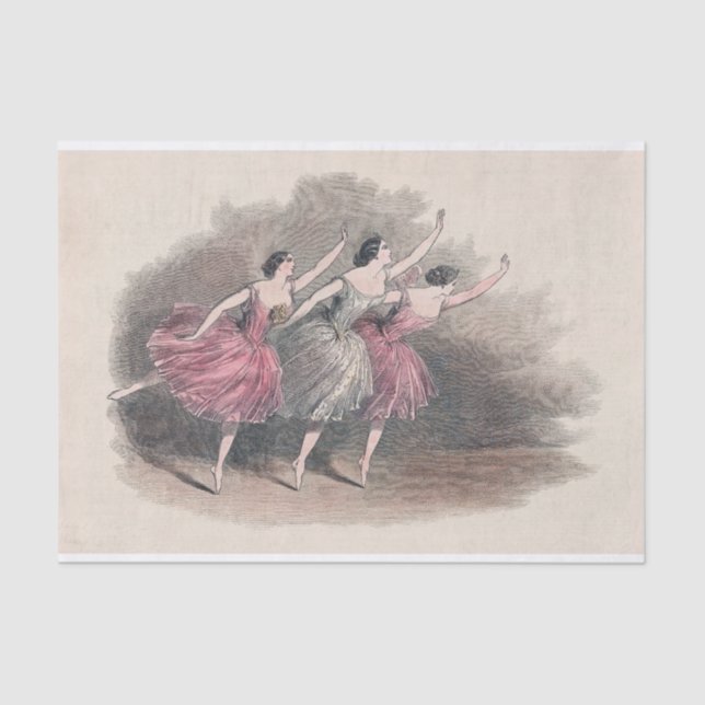 Papel De Seda Las tres bailarinas (Anverso)