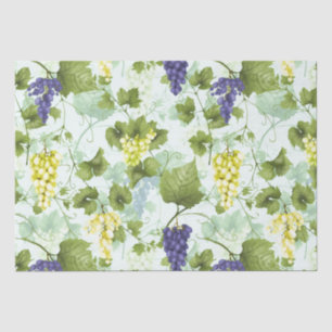 Papel De Seda Las uvas dan el modelo exhausto de la fruta del