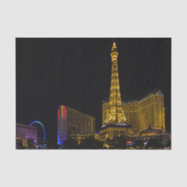Papel De Seda Las Vegas en el Skyline nocturno