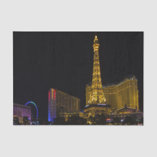 Papel De Seda Las Vegas en el Skyline nocturno