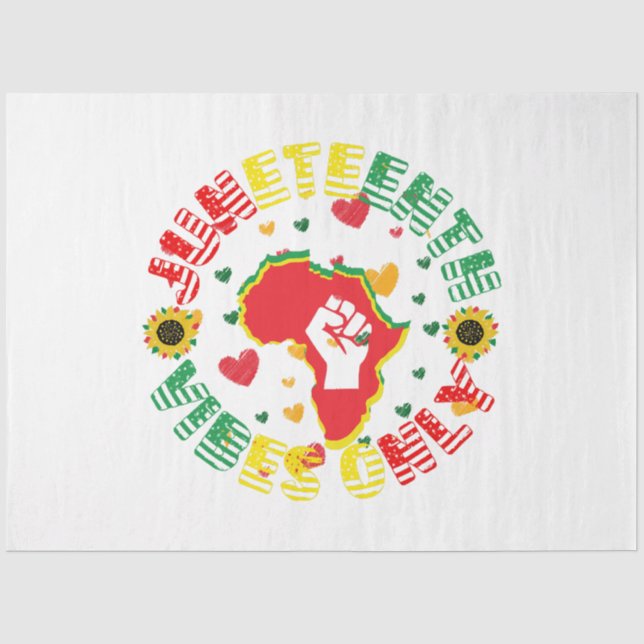 Papel De Seda ¡Las Vibes Del 19 De Junio Solamente Celebran La L (Anverso)