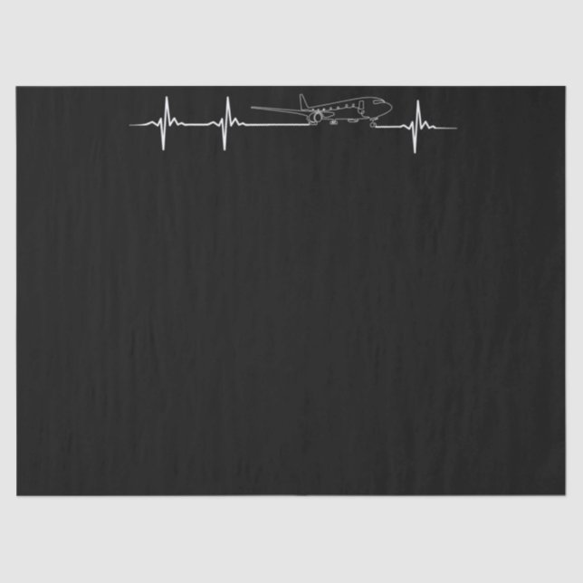 Papel De Seda latido del piloto piloto del avión (Anverso)