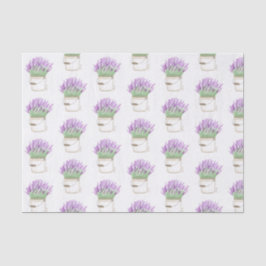 Papel De Seda Lavanda en un cubo