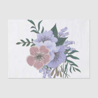Papel De Seda Lavanda encantadora en Bouquet