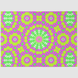 Papel De Seda Lavanda Funky, verde tilo y deslumbramiento amaril